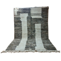 Authentiek Marokkaans Berber Beni Ourain Tapijt 300X200 Cm - 100% Wol, Handgemaakt