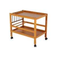 Uldum Mobelfabrik Deense Teak Trolley Barcart 'Hvilsom' Vintage