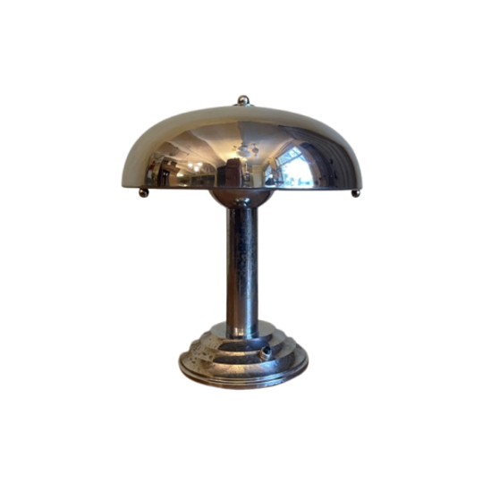 Bureaulamp Tafellamp Model Champignon Lamp Art Deco 1930 Frans 1