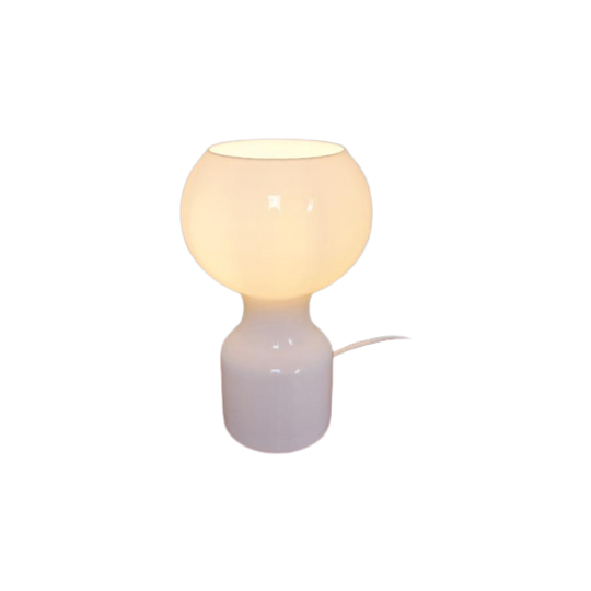 Tahiti-Lamp In Witte Opaline, Philips, 1960 1