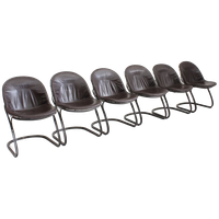 Vintage Eetkamer Stoelen Gastone Rinaldi Voor Thema Italy, Jaren 70, Set Van 6