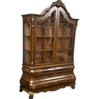 Prachtig Vintage Barok Kabinet In Wortelnootfineer