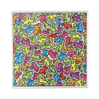 Keith Haring Untitled 1988 Lem Art Group Italy Baby’S Offset Print Ingelijst