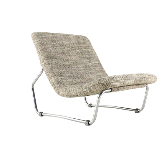 Vintage Fauteuil 'hierden' Nieuw Gestoffeerd 1