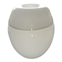 Gereserveerd Glazen Dubbelwandige Witte Design Vaas