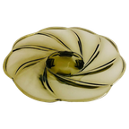 Art Deco Schaal Primus Gerookt Glas Walther & Söhne 1930’s thumbnail 1