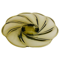 Art Deco Schaal Primus Gerookt Glas Walther & Söhne 1930’s