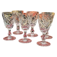 Mooie Portglaasjes Ruitkristal (set Van Vier)
