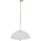 Pendellamp Messing En Glas 64289 thumbnail 1