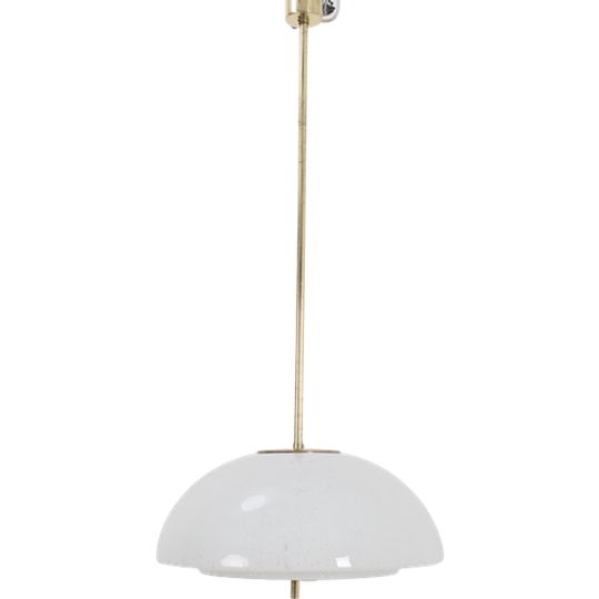 Pendellamp Messing En Glas 64289 1