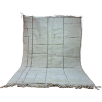 Authentiek Marokkaans Berber Beni Ourain Tapijt 300X200 Cm - 100% Wol, Handgemaakt