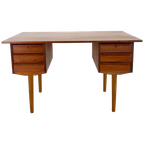 Deense Teak Bureau thumbnail 1