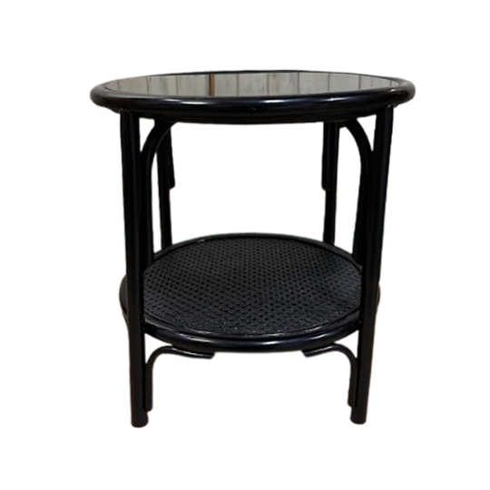 Zwarte Houten Salontafel 1