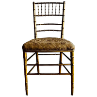Antiek Gouden Napoleon Iii Stoel Vintage