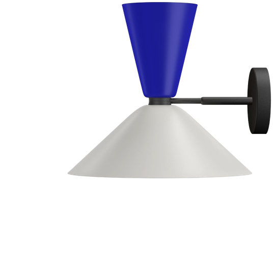 HEM | Alphabeta Wandlamp Blauw / Grijs 1