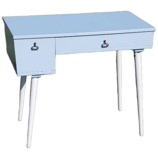 Vintage Bureau Blauw 1