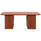 1960’s Danish Mid-century Modern Teak Desk From Frode Holm thumbnail 1