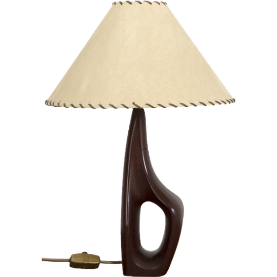 Vintage Teak Tafellampje 69173 1