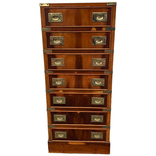 Campaign Stijl Ladenkast, 7 Laden, 40 X 30 Cm En 95 Cm Hoog 1