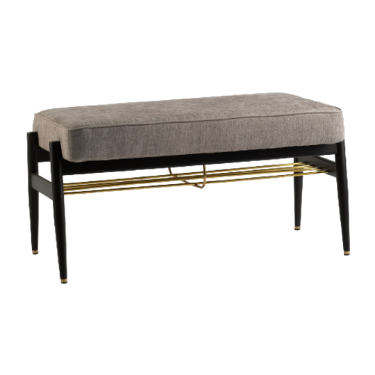 366 Concept Fox 90 Bank Hout Textiel Grijs 1
