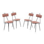 Set Of 4 Sculptural Italian Chairs / Eetkamerstoelen, 1960’S thumbnail 1