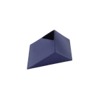 Blue Graphic Shaped Vase, Dirk Romijn thumbnail 1