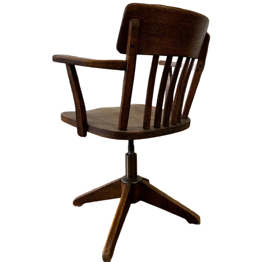Vintage Houten Bureaustoel / Desk Chair Sedus 1