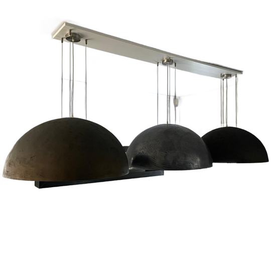 Exclusieve Set Van Drie Grote Design Hanglampen 1