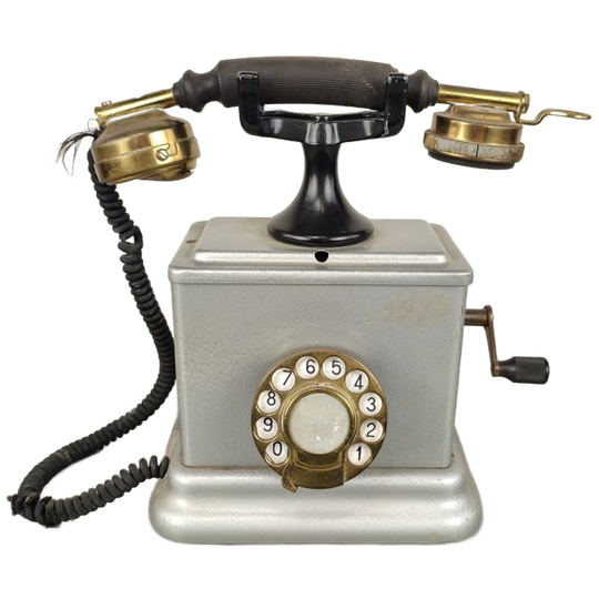 Oude Metalen Telefoon 1