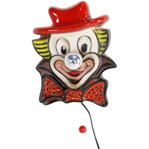 Unieke Keramieken Vintage Clowns Wandlamp