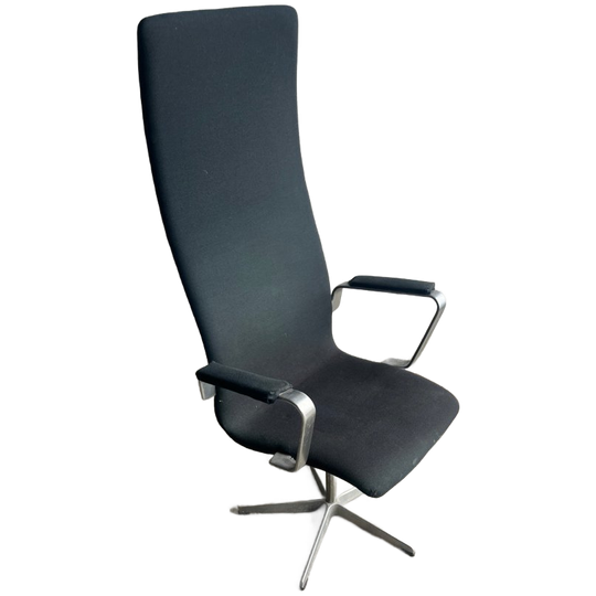 Fritz Hansen Fh3605 High-back Swivel Chair – 1970s 1