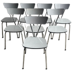 Set Of 8 Vintage Dining Chairs – 1960s Design thumbnail 1