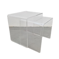 Mimiset Bijzettafels Nesting Tables Acryl Plastic Space Age