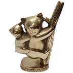 Vintage Messing Koala Beeld thumbnail 1