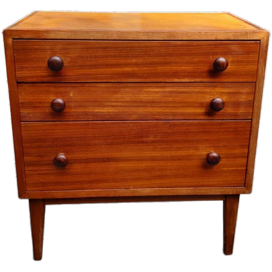 Vintage Design Ladekastje, Massief Hout H63b59d34cm 1