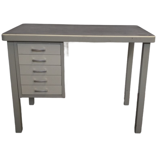 Gispen Metalen Bureautje Met 5 Lades 1