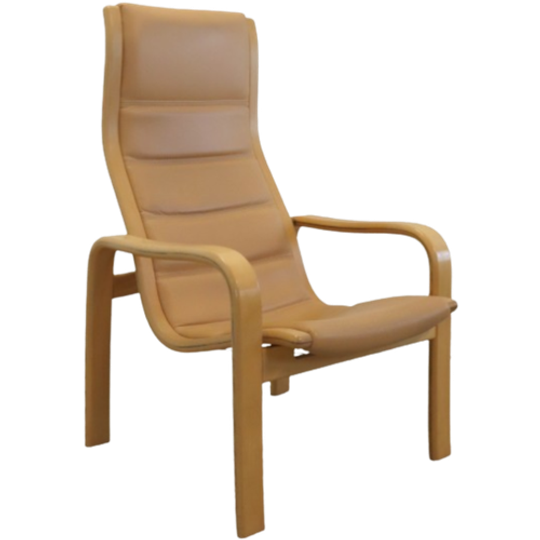 Vintage Yngve Ekstrom Voor Swedese Fauteuil Herenmodel 1