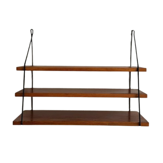 Vintage String Wandrekje Hout 1