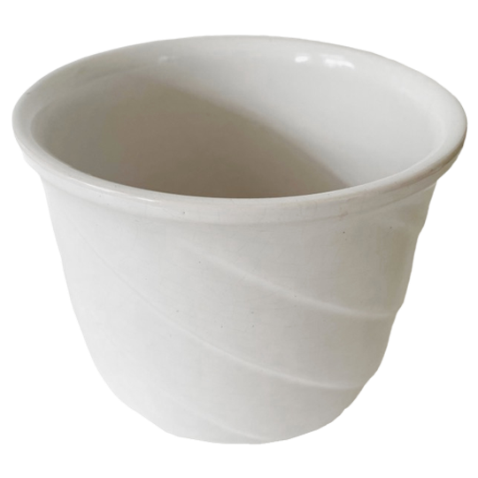 Vintage Bloempot Wit West Germany 1960’s 1