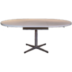Vintage Eettafel Pastoe Witte Uitschuifbare Tafel Ovaal thumbnail 1