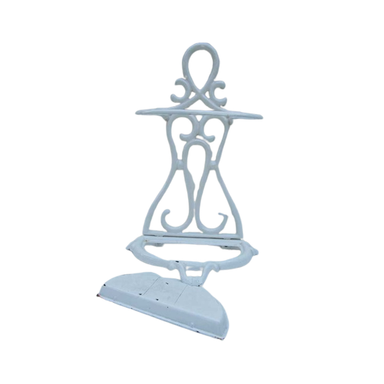 Antieke Witte Emaille Paraplubak 1