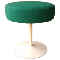 70's Spaceage Krukje Nieuw Bekleed Poef Kruk