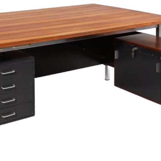 Executive Desk By Herbert Hirche For Holzäpfel, 1950’s Germany 1