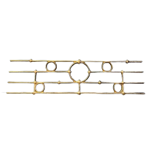 Architectural Brutalist Wall Mounted Sculpture Made From Cast Metal. Imposing W 1