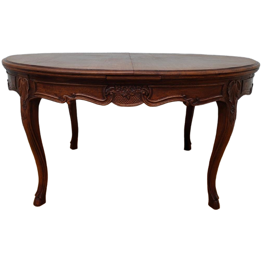 Vintage Antieke Ovale Landelijke Louise Xv Eettafel Eetkamertafel 05 1