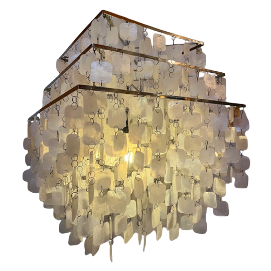 Vierkante Xxxl Capiz Handlamp Parelmoer Schelpen Lamp Design 1