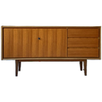 Vintage Houten Dressoir Met 3 Lades En 2 Deurtjes thumbnail 1