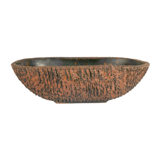 Agu Reuver Holland - Xl Bloempot - Rood - Zwart - Gesigneerd - 60's 1