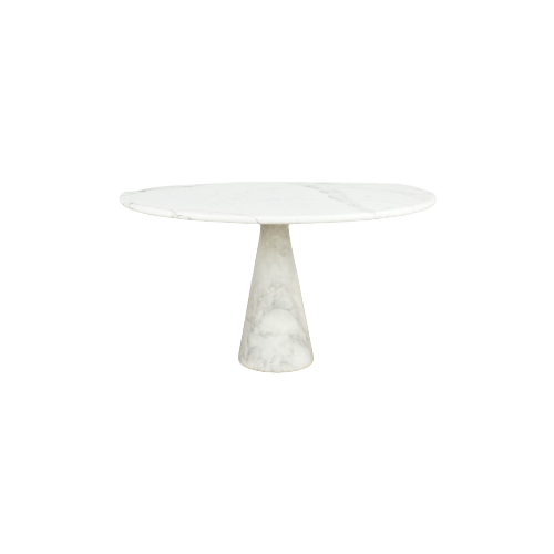 Angelo Mangiarotti Dining Table In Marble