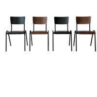 Retro Eetkamerstoelen Nieuw Schoolstoelen Vintage Prijs P/St